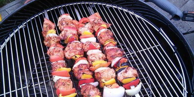 Рецепт шашлычка из индюшки с розмарином