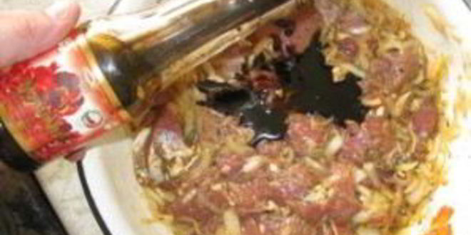 Рецепт шашлыка из баранины с лимоном