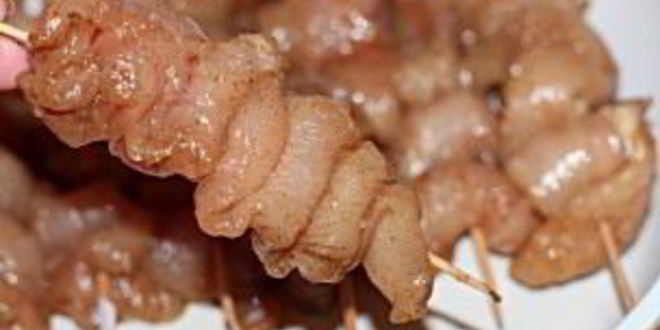 Рецепт шашлыка из куриных грудок