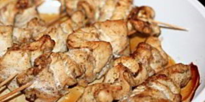 Рецепт шашлыка из куриных грудок