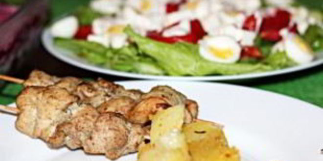 Рецепт шашлыка из куриных грудок