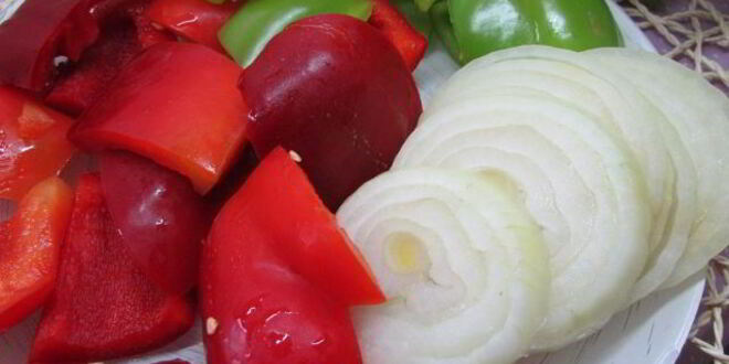 Рецепт шашлыка из курицы с овощами