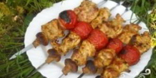 Рецепт шашлыка из курицы в майонезе