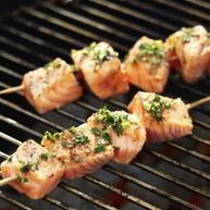 Рецепт Шашлыка из рыбы на мангале