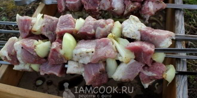 Рецепт шашлыка из свинины с луком в армянском маринаде