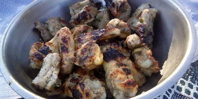 Рецепт шашлыка из свиных ребрышек