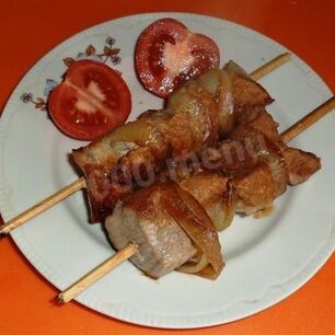 Рецепт Шашлыка на сковороде