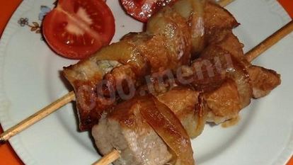 Рецепт Шашлыка на сковороде