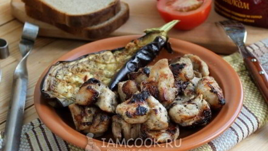 Рецепт шашлыка с киви