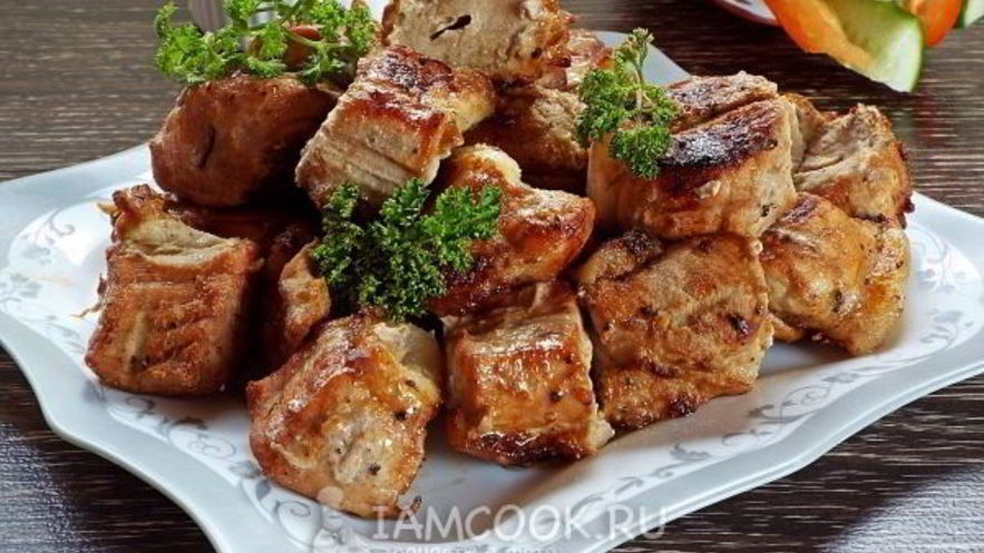 Рецепт шашлыка в горчице