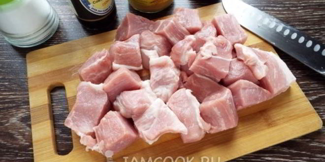 Рецепт шашлыка в горчице