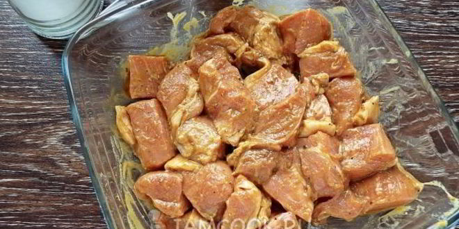 Рецепт шашлыка в горчице