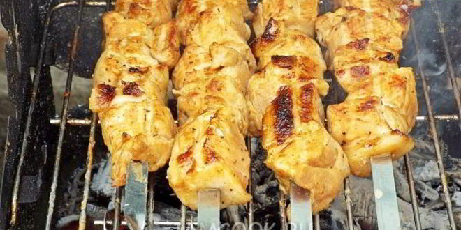 Рецепт шашлыка в горчице