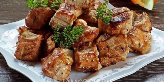 Рецепт шашлыка в горчице