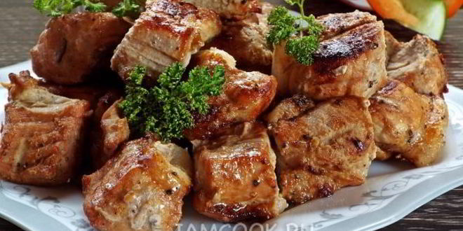Рецепт шашлыка в горчице