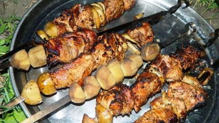 Рецепт шашлыка в коптильне