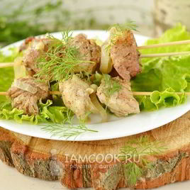 Рецепт Шашлыка в рукаве в духовке