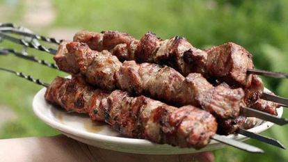 Рецепт Сочного шашлыка из свинины