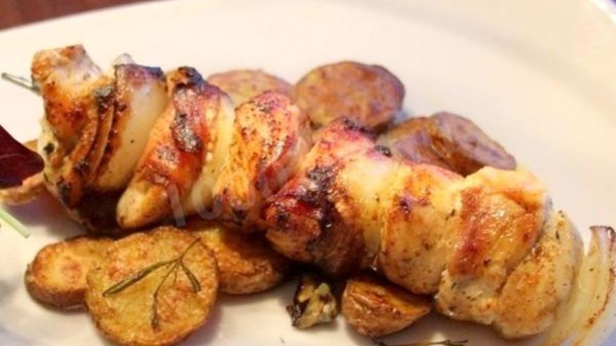 Рецепт соевого шашлыка