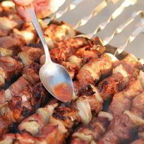 Рецепт Свиных шашлыков в абрикосовой глазури