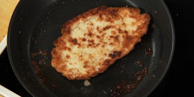 Рецепт куриного шницеля с рисовым драником