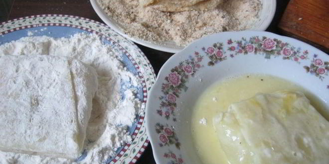 Рецепт шницеля из капусты с сыром