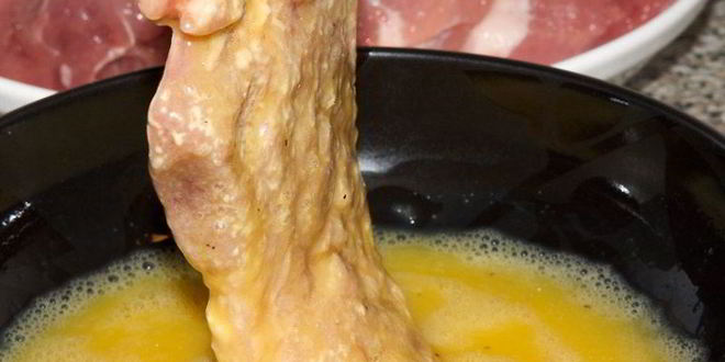 Рецепт шницеля из свинины