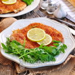 Рецепт Шницеля из свиной корейки на кости