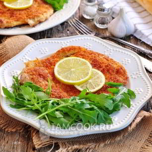Рецепт Шницеля из свиной корейки на кости