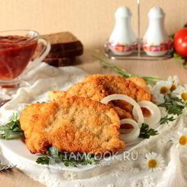 Рецепт Шницеля куриного