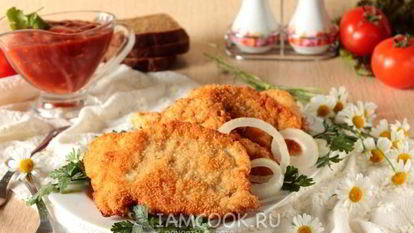 Рецепт Шницеля куриного