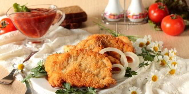 Рецепт шницеля куриного