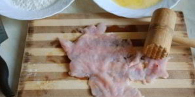 Рецепт шницеля по-министерски куриный