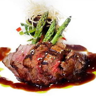 Рецепт Говяжьих стейков на гриле с соусом барбекю из кофе