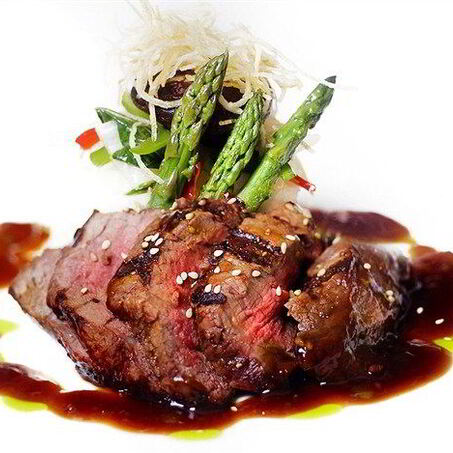 Рецепт Говяжьих стейков на гриле с соусом барбекю из кофе