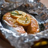 Рецепт Кижуча стейки в духовке в фольге