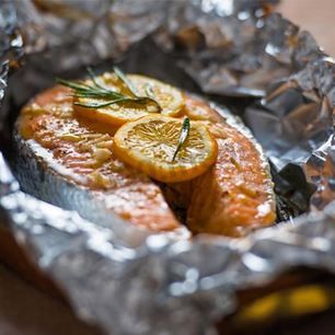 Рецепт Кижуча стейки в духовке в фольге