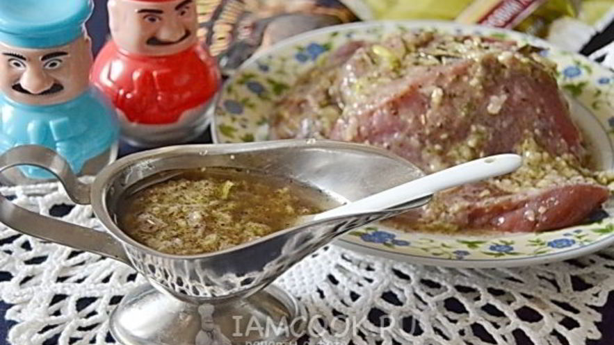 Рецепт маринада для стейка из говядины