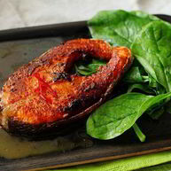 Рецепт Острого стейка семги в соусе