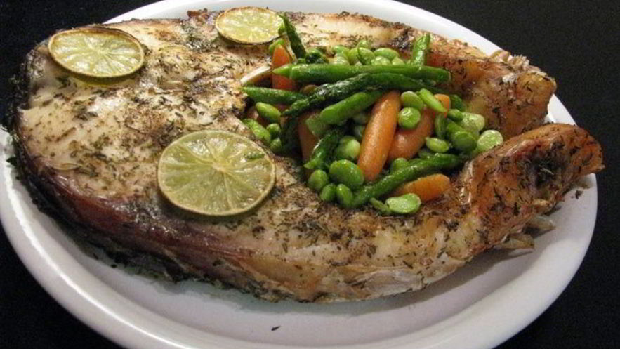 Рецепт рыбного стейка в компании