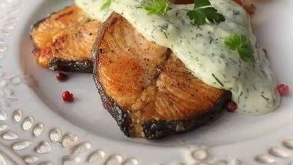 Рецепт Рыбных стейков с пикантным соусом