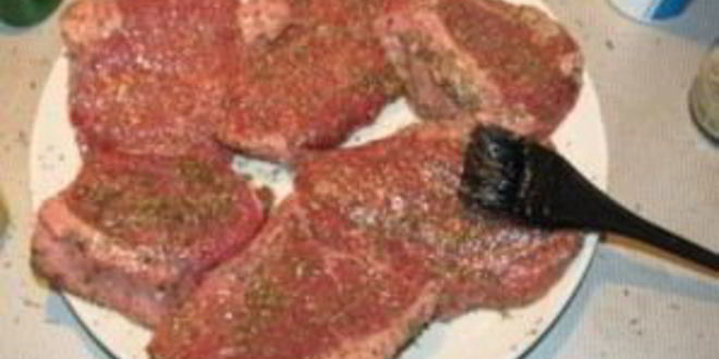 Рецепт стейка из мраморной говядины