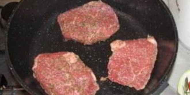 Рецепт стейка из мраморной говядины