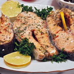 Рецепт Стейка из рыбы в духовке