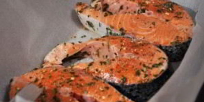 Рецепт стейка из рыбы в духовке