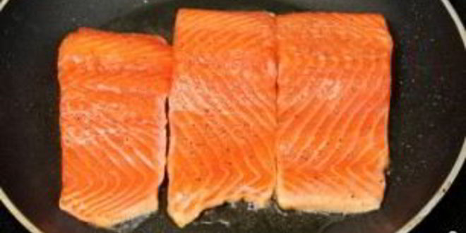 Рецепт стейка из семги на сковороде