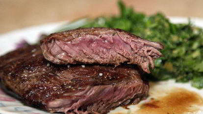 Рецепт Стейка из страуса