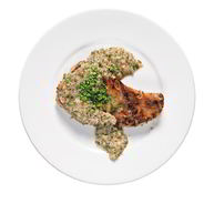 Рецепт Стейка из свинины с горчичным соусом