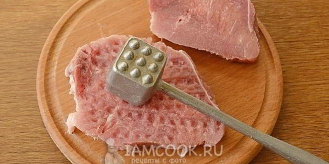 Рецепт стейка из свинины в фольге