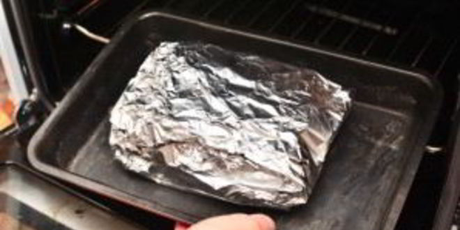 Рецепт стейка лосося в фольге